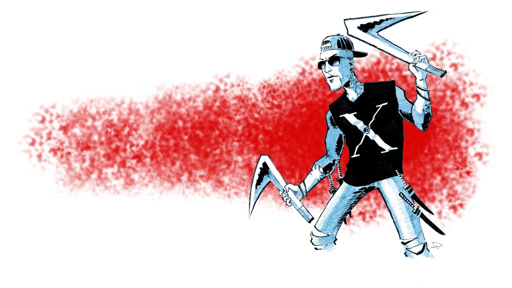 Adam X the X-Treme, updated by David Wynne!