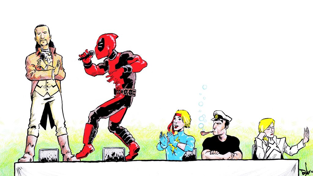 Art by David Wynne. Prints and cards available at the shop, or contact David to purchase the original.