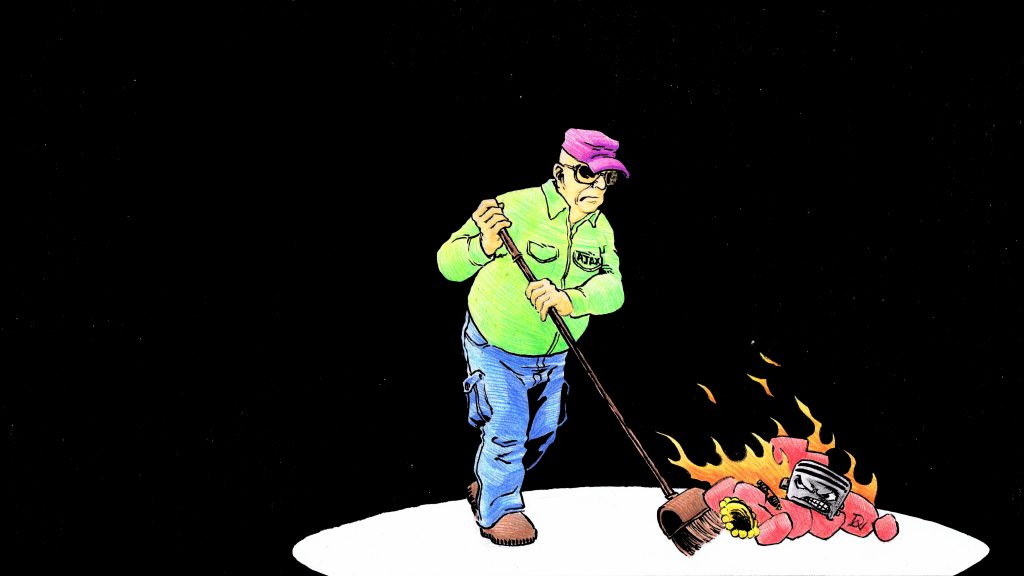 Art by David Wynne. Prints and cards available at the shop, or contact David to purchase the original.