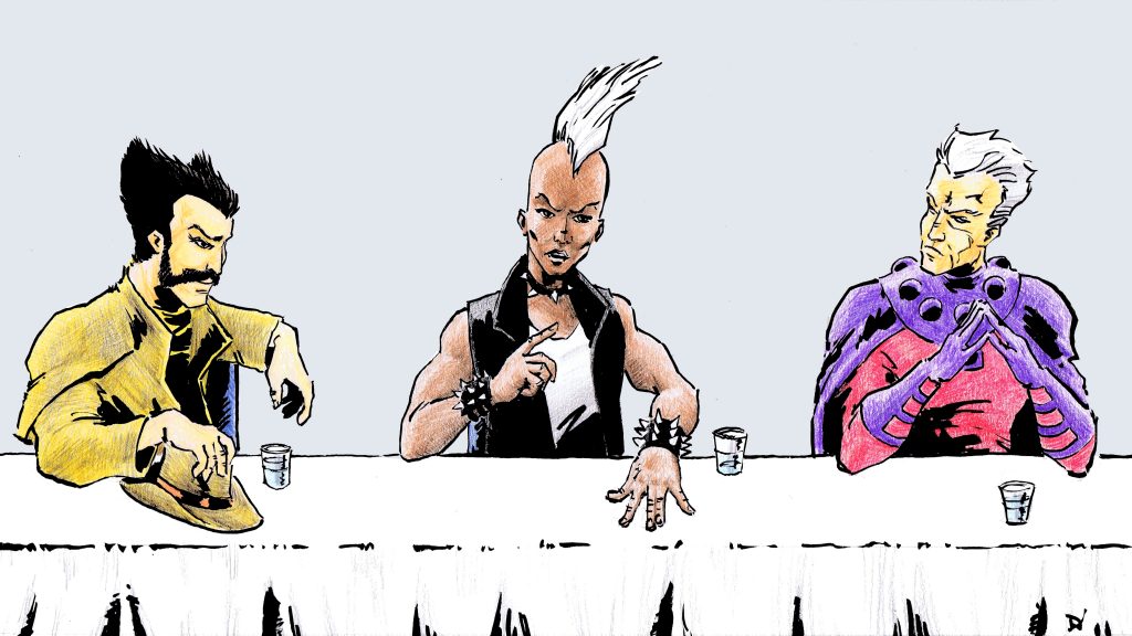 Art by David Wynne. No prints this week, but you can contact David to purchase the original!