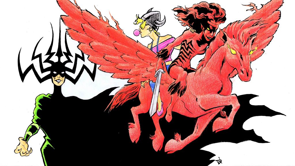 Art by David Wynne. Prints and cards available at the shop, or contact David to purchase the original.