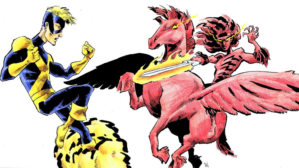 Art by David Wynne. Prints and cards available at the shop, or contact David to purchase the original.