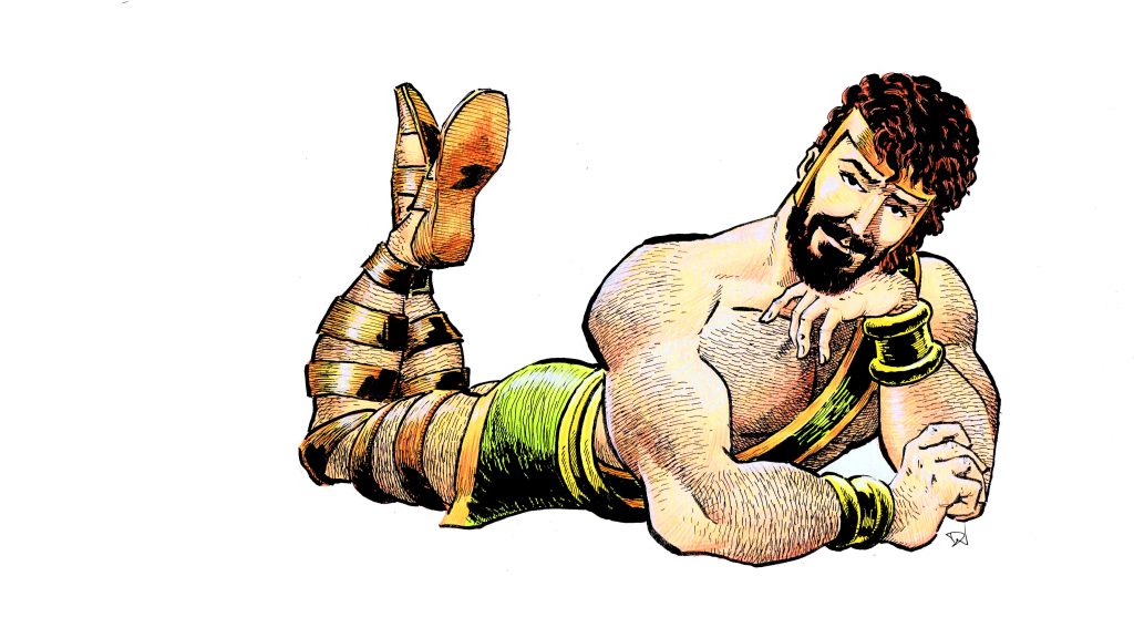 Art by David Wynne. Prints, cards, and coffee mugs available at the shop, or contact David to purchase the original.